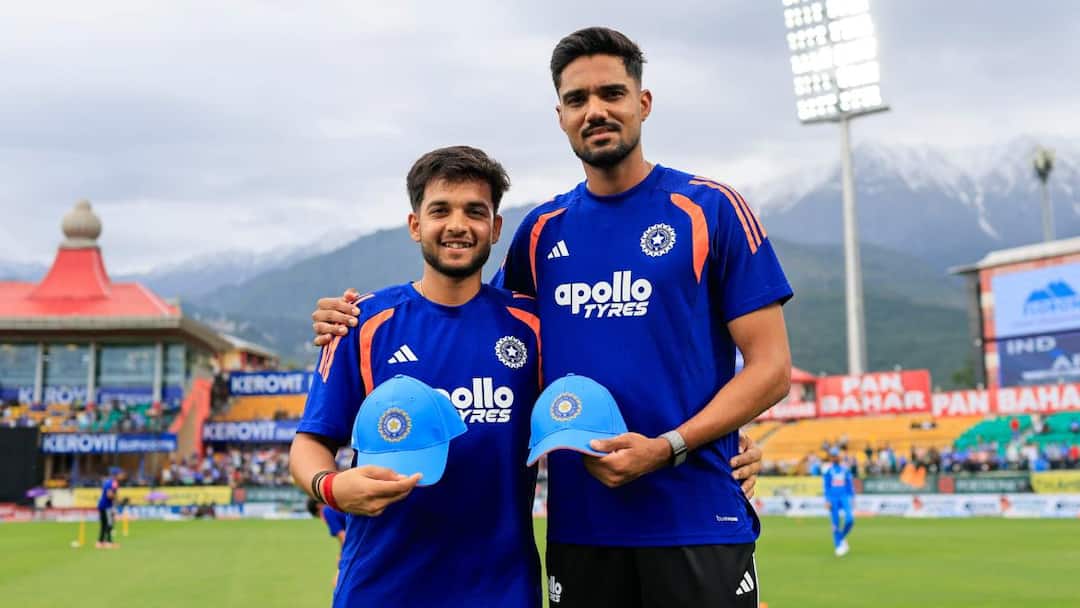Tallest Indian bowler… Debut of 6 feet 5 inches tall Gurnoor Brar and Harsh Dubey, know everything about both