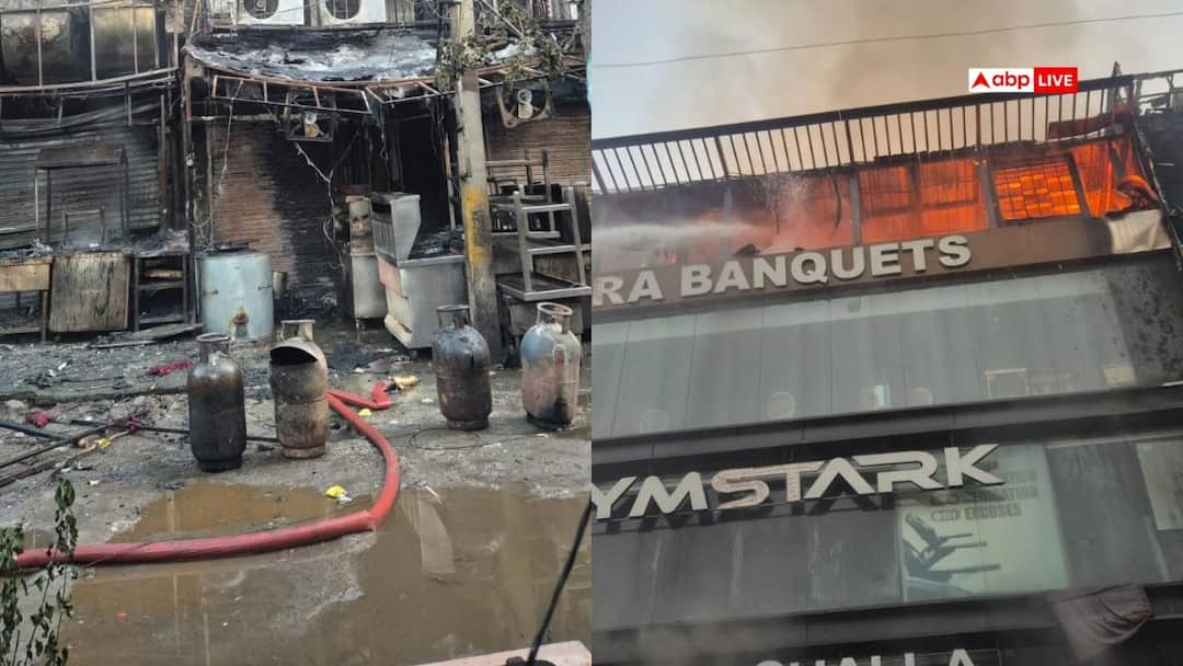 Fire breaks out in hotel near Kalkaji-Govindpuri flyover in Delhi, 3 gas cylinders explode in smoke