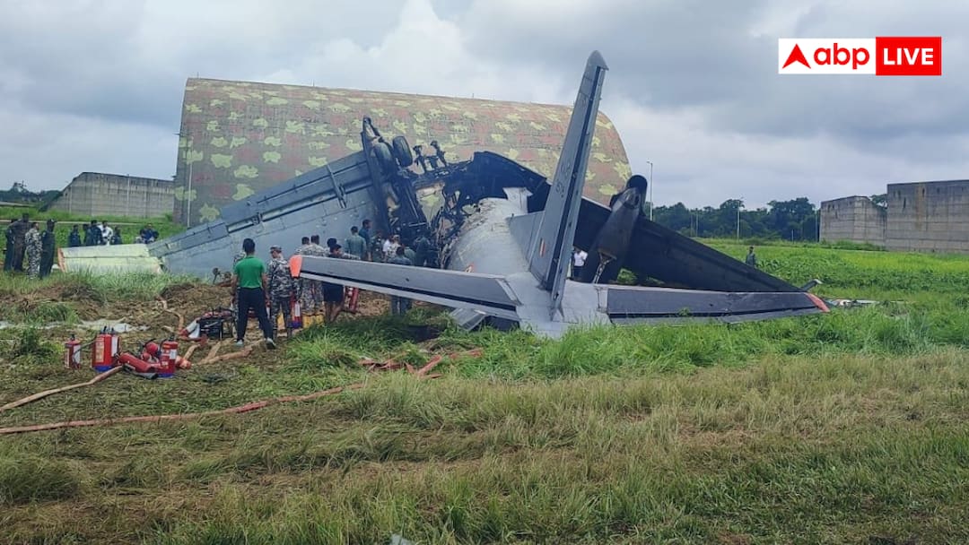Indian Air Force plane crashes in Jorhat, Assam, 5 soldiers martyred, investigation ordered