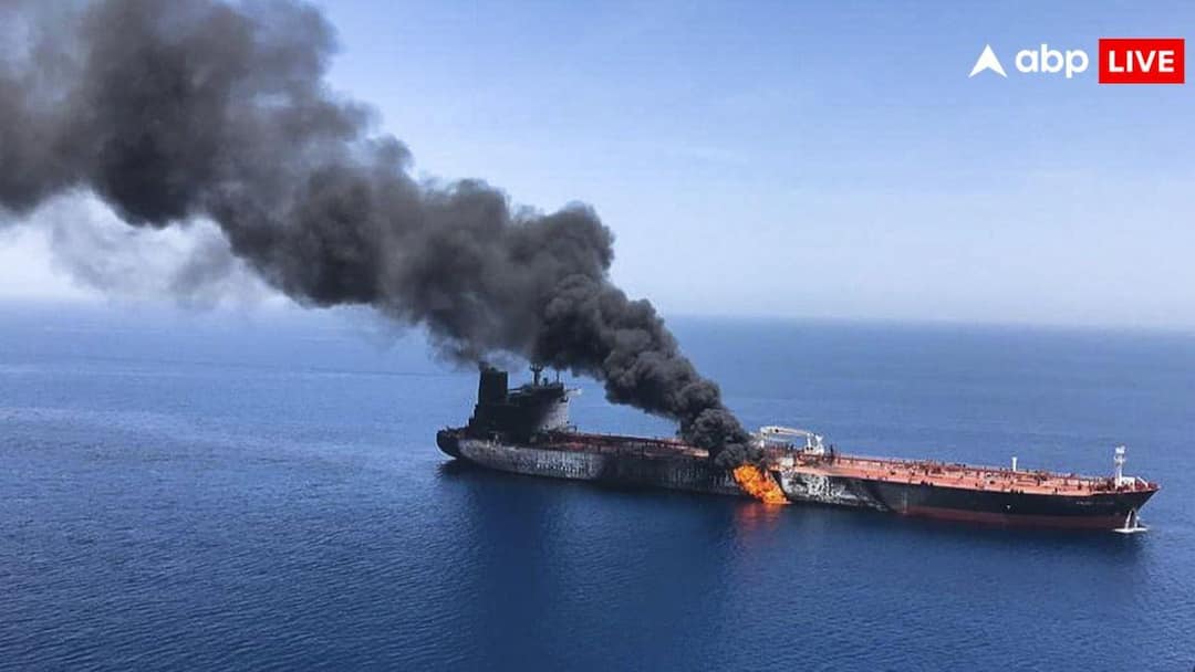 Big update on drone attack near Hormuz! Four Indians were aboard the Gujarat-bound LNG ship.