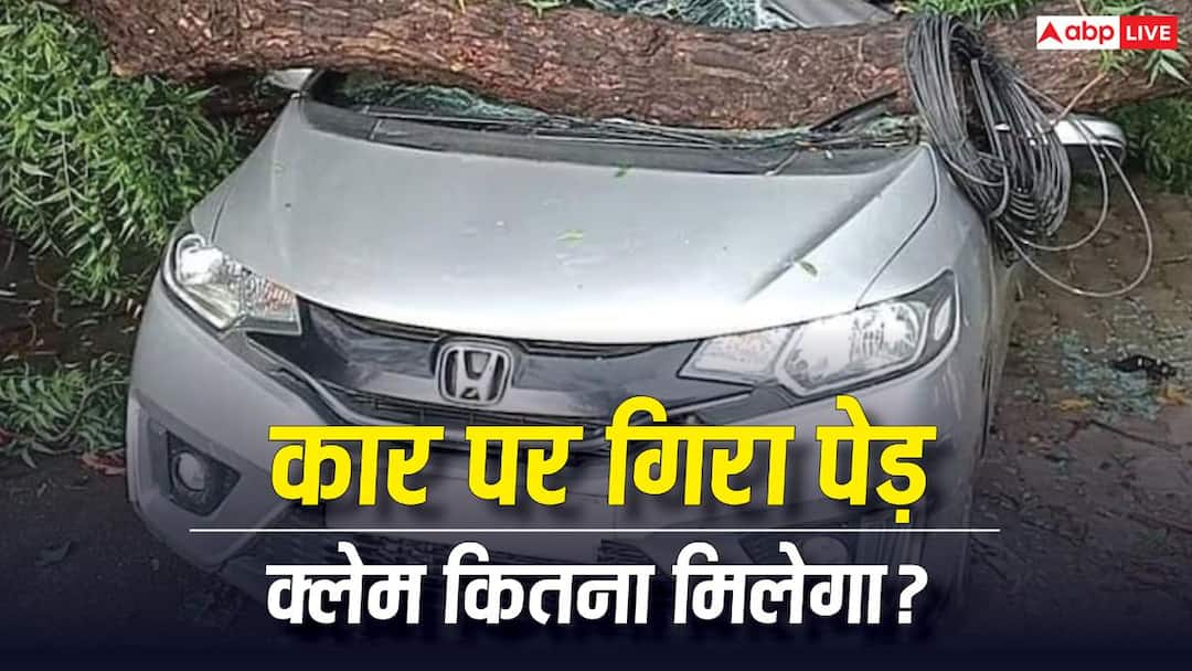 If the car gets damaged due to falling of trees during monsoon, how to get insurance, how much will be the claim under zero debt policy?