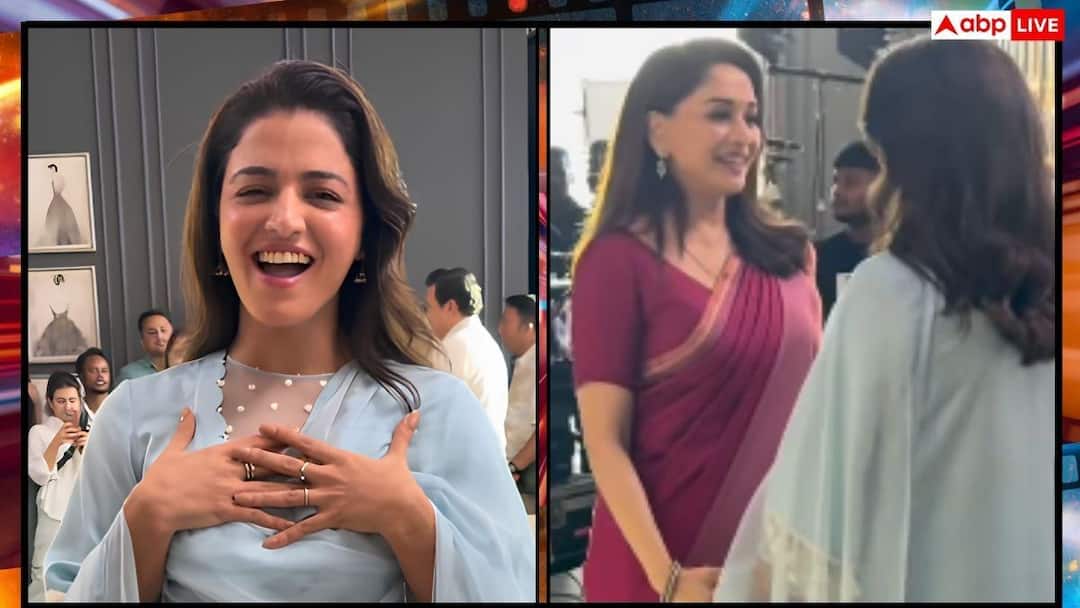 Vamika Gabbi’s ‘fan-girl moment’ video goes viral, shares special moments with Madhuri Dixit