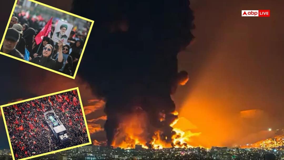On one side there is mourning in Iran, on the other side there is smoke from gunpowder…, these scary pictures came from the Middle East