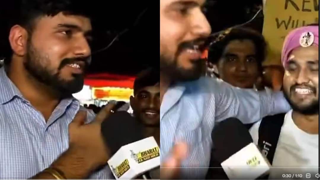 Viral Video: Delhi Police soldier reached Jantar Mantar after resigning from job! Said- Can’t shoot at brothers