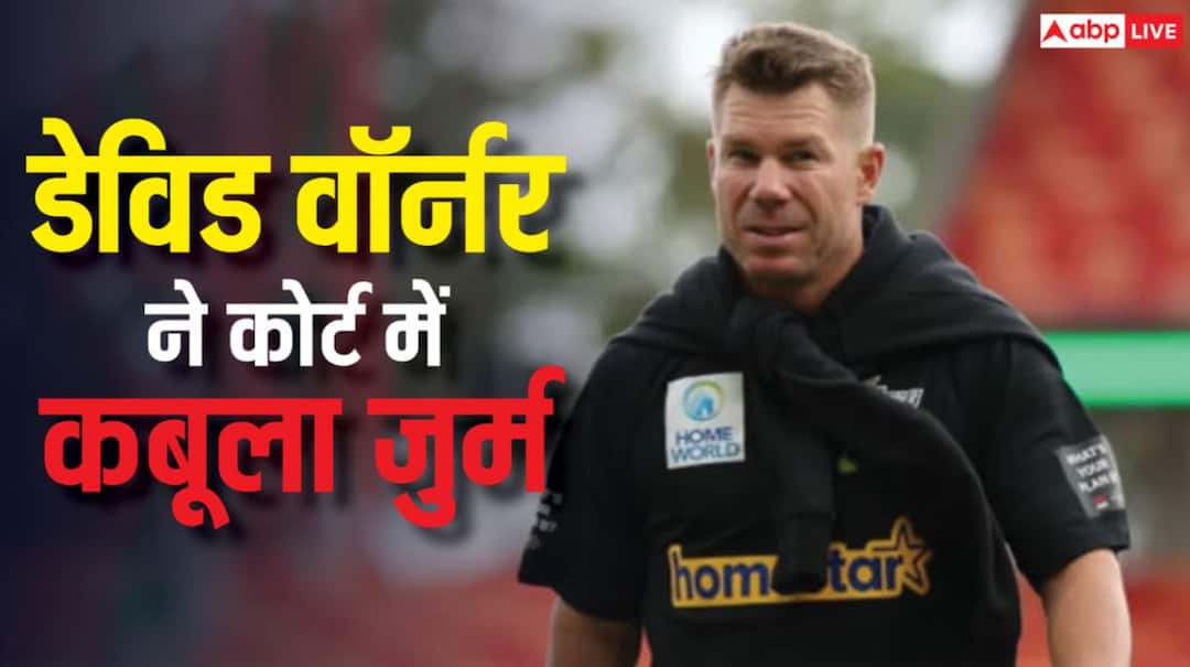 Drinking and driving proved costly, David Warner confessed to the crime in court, punishment to be pronounced on this day